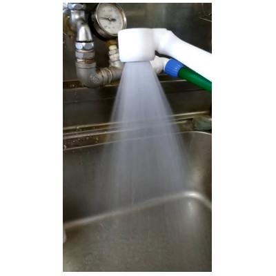 【タイムセール】 ふるさと納税 鶴岡市 マイクロバブルシャワーヘッド　『シルクプレミアム』　ホワイト&真鍮板(ソフトタイプ) 【6639803265】(24200円)