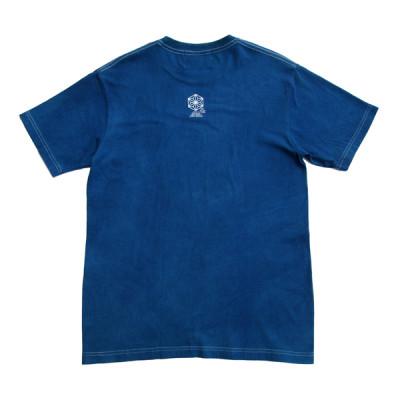 をお手頃な ふるさと納税 黒部市 黒部の名水染め 藍染めタイダイTシャツ3 ASCENSION Sサイズ
