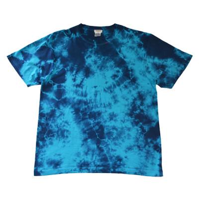 ふるさと納税 黒部市 黒部の名水染め 藍染めタイダイTシャツ5 