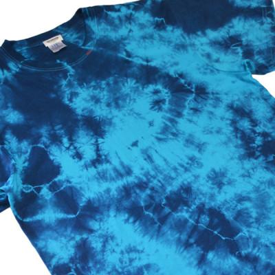 ふるさと納税 黒部市 黒部の名水染め 藍染めタイダイTシャツ5 