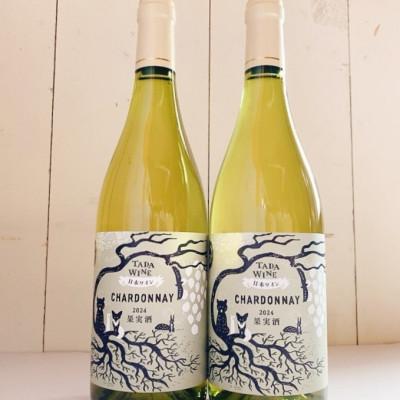 ふるさと納税 上富良野町 [野生酵母]辛口白ワイン [シャルドネ2024]2本▼富良野盆地の多田ワイナリー