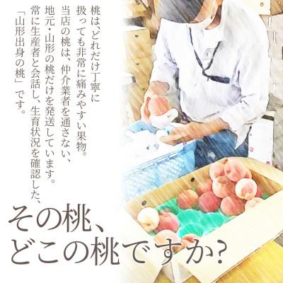 ふるさと納税 山形県 白桃\u0026黄桃 3kg(7〜13玉前後) ギフト用 品種おまかせ 山形県産 【令和8年産 先行受付】の画像