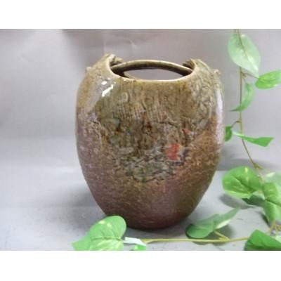 ふるさと納税 【蔓】 滋賀県 【信楽焼】陶華花入れ　nha-038