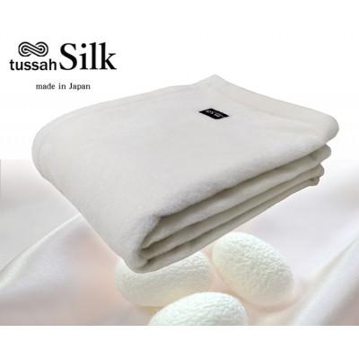 ふるさと納税 岸和田市 【シングル】tussah SILK 贅沢シルク100%(毛羽部分)毛布　SILK-S_3