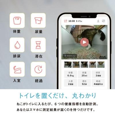 ふるさと納税 湖西市 トレッタ Toletta　IoT技術を搭載した日本製のスマートねこトイレ｜y-sf｜02