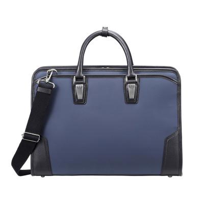 ふるさと納税 豊岡市 豊岡鞄 HLSS 202201 Leather Handle ネイビーの画像