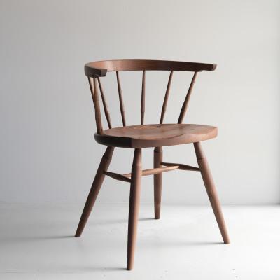 ふるさと納税 富士見町 Crescent chair [walnut]