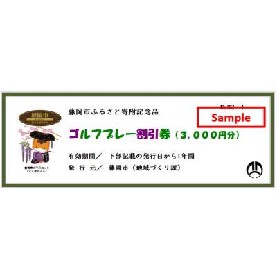 ふるさと納税 藤岡市 市内ゴルフプレー割引券 5枚｜y-sf｜02