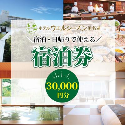 ふるさと納税 浜松市 ホテルウェルシーズン浜名湖 宿泊・食事券(30,000円分)姉妹館ホテルコンコルド浜松も利用可能