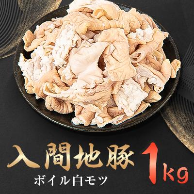 ふるさと納税 入間市 入間地豚 ボイル白モツ 1kg