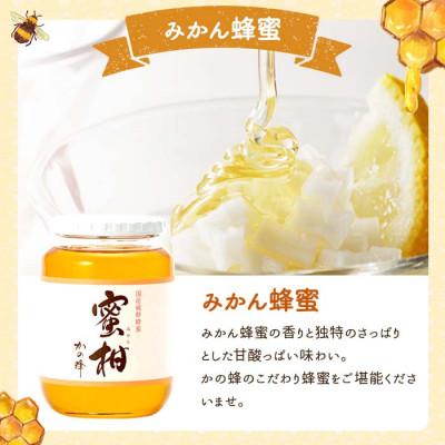 ふるさと納税 八女市 かの蜂の国産はちみつ 2種 2kg(百花蜂蜜1kg、みかん蜂蜜1kg)_2