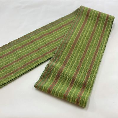 【限定品】 ふるさと納税 豊見城市 《ウージ染め》手織り半幅帯　まかてーぐゎー工房 【1177046275】(42900円)