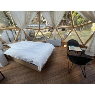 【早い者勝ち】 ふるさと納税 朝来市 SUGOMoRIリゾート生野高原のグランピング【Dome Koti 501】1泊2日(4名様まで) 【RIZ3165126335】(115360円)