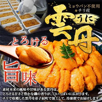 ふるさと納税 弟子屈町 雲丹 100g 鱒いくら 100g×2個 うに チリ産 ます いくら 北海道 弟子屈町 3619_1