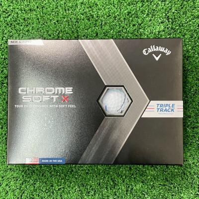 ふるさと納税 城里町 ゴルフボール　キャロウェイ　クロムソフトX　ご当地キャラ　ホロル　イラスト入り　1ダース 城里町