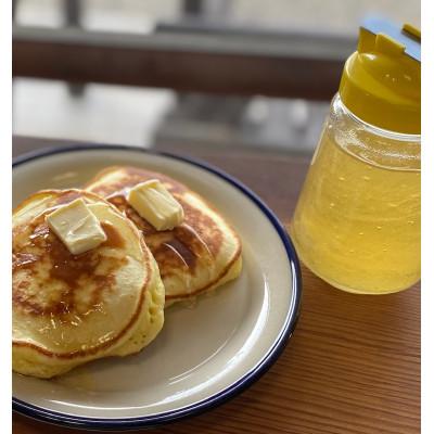 ふるさと納税 大垣市 【国産蜂蜜】450gパッカー容器2本セット(くろがねもち蜂蜜、白花豆蜂蜜)の画像