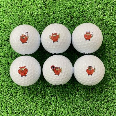 ふるさと納税 城里町 ゴルフボール　キャロウェイ　クロムソフトX　ご当地キャラ　ホロル　イラスト入り　1ダース 城里町