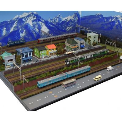 ふるさと納税 南箕輪村 Nゲージ鉄道模型用展示台60cm×45cm