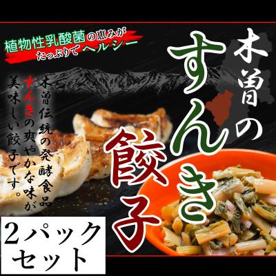 ふるさと納税 木曽町 木曽のすんき餃子(2パックセット)