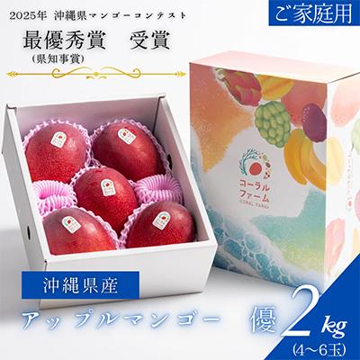 ふるさと納税 糸満市 [2026年発送] [2025年最優秀賞受賞] コーラルファーム(優品2kg)アップルマンゴー