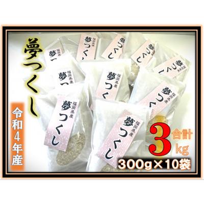 ふるさと納税 行橋市 福岡県産ブランド米!![令和4年産]夢つくし 3kg (300g×10袋)(行橋市)