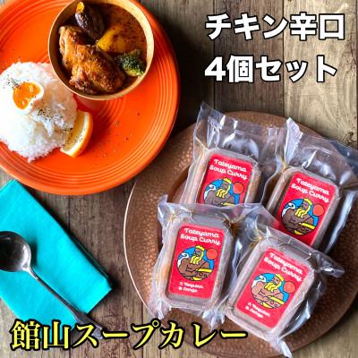 ふるさと納税 館山市 館山スープカレー(チキン)冷凍パック レギュラー 辛口4人前