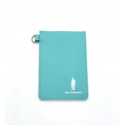 ふるさと納税 北区 渋沢栄一翁　パスケース・Tブルー