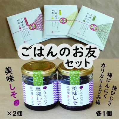 ふるさと納税 白浜町 紀州梅本舗のご飯のお友セット