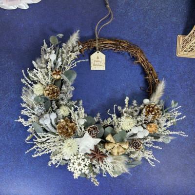 ふるさと納税 藤井寺市 クリスマスハーフリース くすみ系