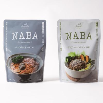 ふるさと納税 諸塚村 NABA カレーとハンバーグの4食セット