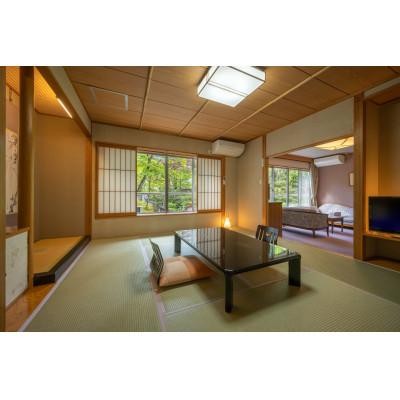 ウルトラ！ ふるさと納税 二本松市 【メイン料理グレードアップコース】あだたらの宿 扇や　一泊ニ食付ペア宿泊券　平日利用 【KUE3033118151】(110550円)