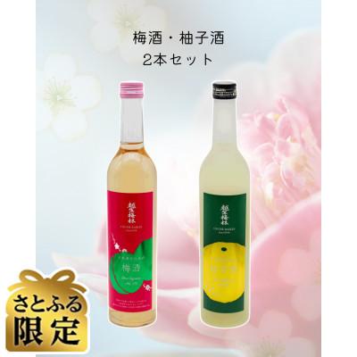 ふるさと納税 越生町 [さとふる限定]越生梅林 梅酒・柚子酒 500ml 2本セット