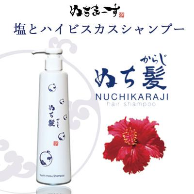 ふるさと納税 うるま市 塩とハイビスカスのシャンプー「ぬち髪」×1本