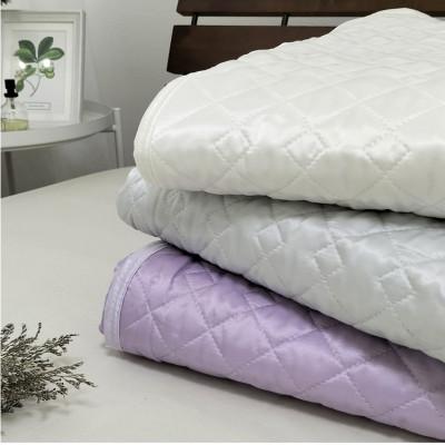 ふるさと納税 岸和田市 【シングルサイズ】ピュアシルク敷パッド 100×205cm 1枚 グレー SCC-1020SCの画像