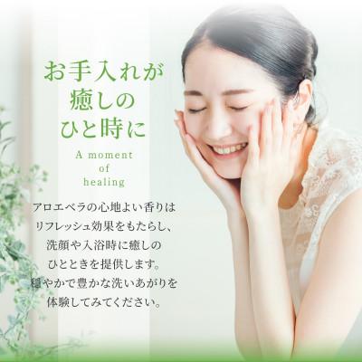 ふるさと納税 宮崎市 アロエベラ石鹸80g二個セットの画像