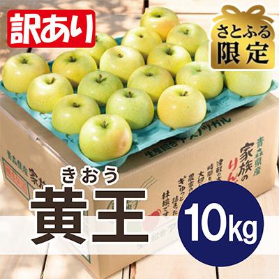 ふるさと納税 青森市 [さとふる限定][26年8月9月出荷]平均糖度12度以上! 黄王 約10kg 訳あり クール便