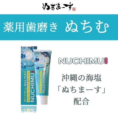 ふるさと納税 うるま市 「薬用歯磨きNUCHIMU(ヌチム)」沖縄の海塩ぬちまーす配合×1本