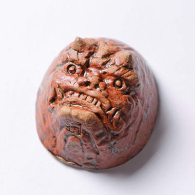 ふるさと納税 静岡市 祝福と魔よけの賤機焼(しずはたやき) 鬼福(中