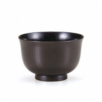 ふるさと納税 加賀市 山中塗 欅3.7羽反汁椀 黒摺