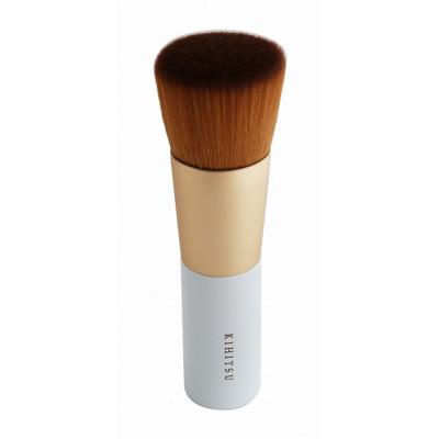 ふるさと納税 熊野町 熊野筆　喜筆　リキッドファンデーションブラシ(ホワイト) 