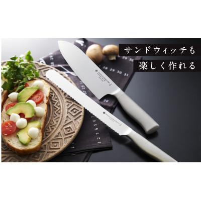 ふるさと納税 燕市 柳宗理デザイン キッチンナイフ18cm&amp;ブレッドナイフ 2本セット