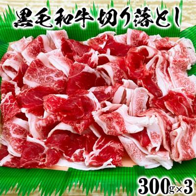 ふるさと納税 杵築市 ニード牧場の黒毛和牛 切り落とし 900g(300g×3パック)(杵築市)