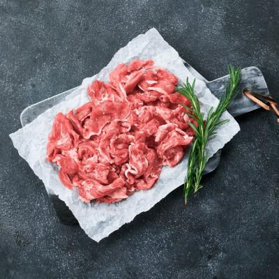 ふるさと納税 嘉島町 黒樺牛 贅沢な切り落とし500g(嘉島町)