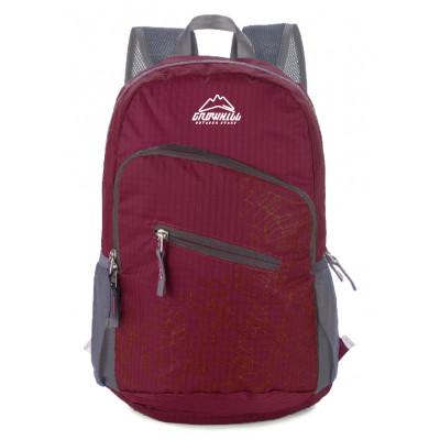ふるさと納税 田原本町 GROWHILL フォルダブルバックパック 14L ワイン / 軽量 登山