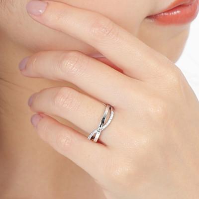 プラチナリングミニダイヤモンド5粒 ふるさと納税 笛吹市 ハードプラチナ ダイヤモンド リング R3788DI-P2