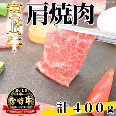 ふるさと納税 日之影町 宮崎牛 肩焼肉400g(日之影町)