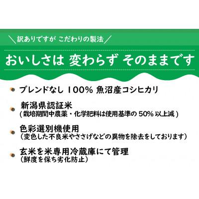 ふるさと納税 十日町市 令和5年産【数量限定】【訳あり】新潟県認証米　新潟県魚沼産　精米 川西こしひかり 2kg×6袋 