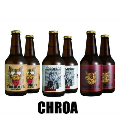 ふるさと納税 太田市 クラフトビール CHROA(クロア) ビール6本セット 非熱処理(生)
