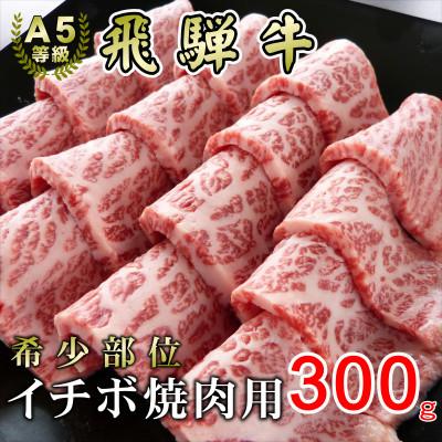 ふるさと納税 岐南町 [希少部位]A5等級飛騨牛イチボ焼肉用300g