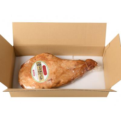 ハム　　3uのみ ふるさと納税 池田町 北海道 十勝骨付きハム3.8kg 国産 ハム 解体